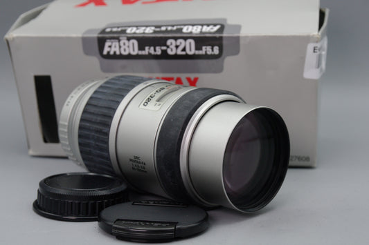 SMC Pentax-FA 80–320mm f/4.5–5.6 – Telephoto Zoom – K Mount – Autofocus