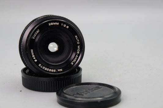 Vivitar 28mm f/2.8 Wide Angle Lens – Pentax K Mount – Very Good Cond