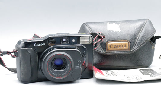 Canon Sure Shot Tele 35mm Film Camera – Tested & Working – Very Good Condition
