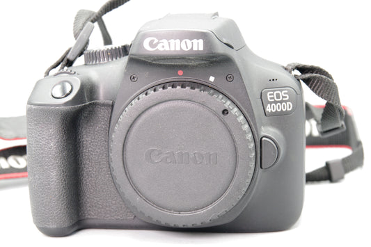 Canon EOS 4000D DSLR 18MP Camera – Low Shutter Count 1676, Excellent