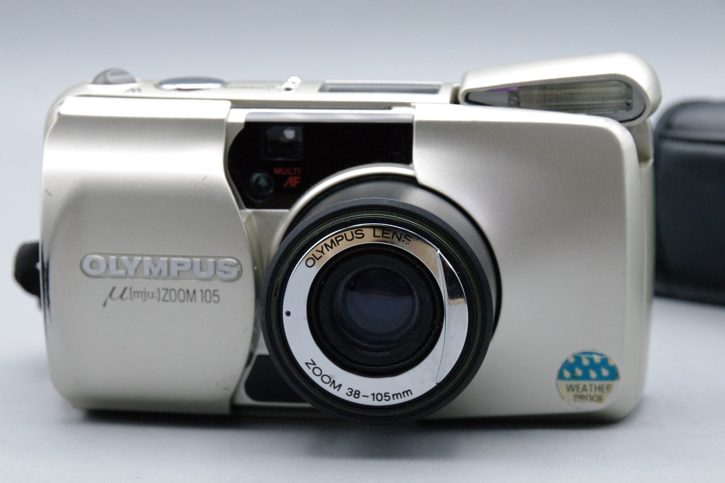 Olympus MJU Zoom 105 Champagne Colour 35mm Film Camera