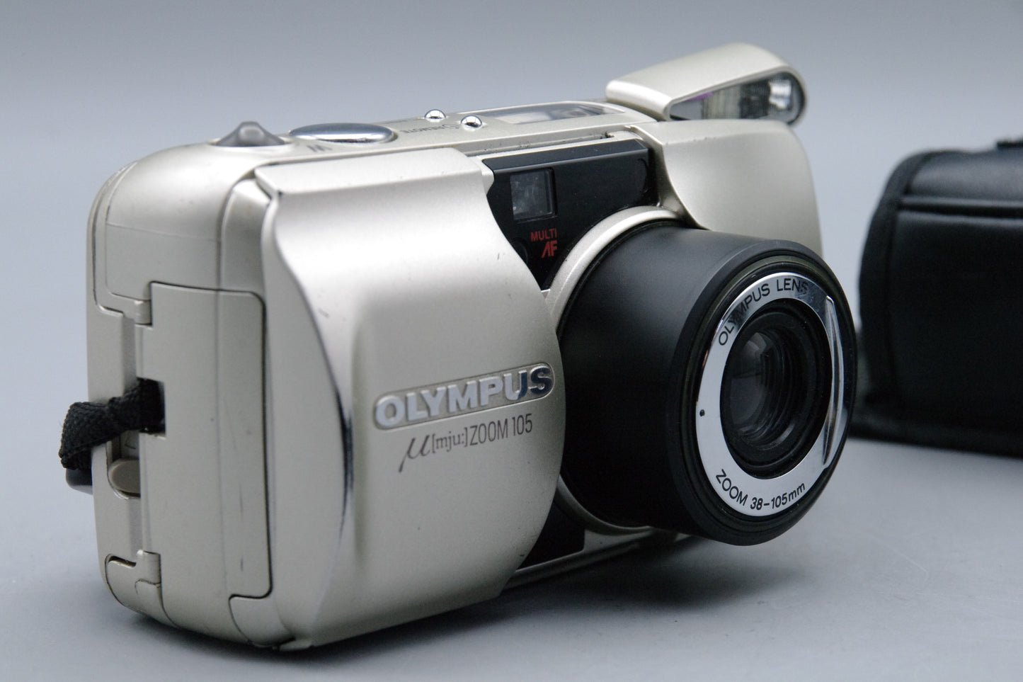 Olympus MJU Zoom 105 Champagne Colour 35mm Film Camera