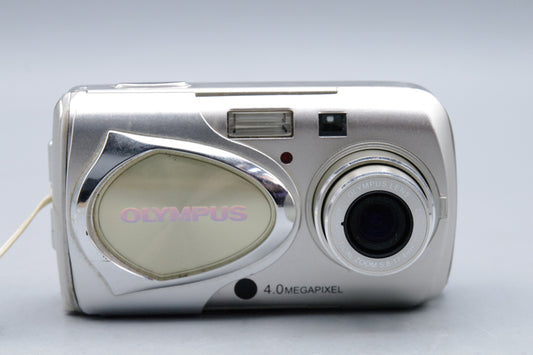 Olympus MJU 400 4MP Digital Camera – Tested & Working – Very Good Condition