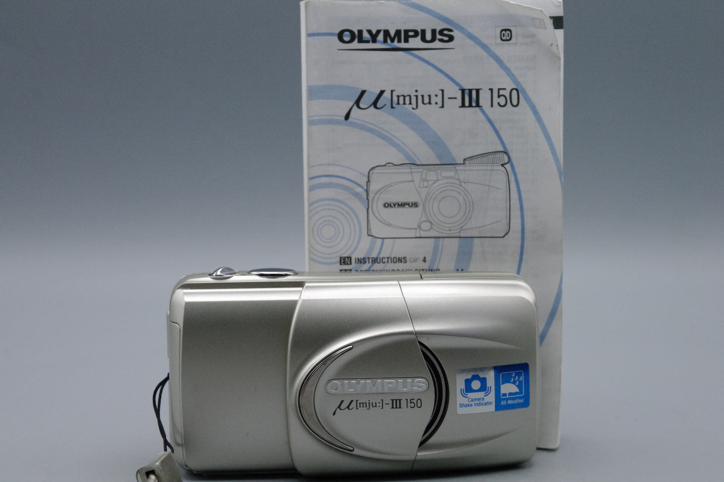 Olympus MJU Zoom III 150 35mm Camera – 37.5–150mm Lens, Excellent