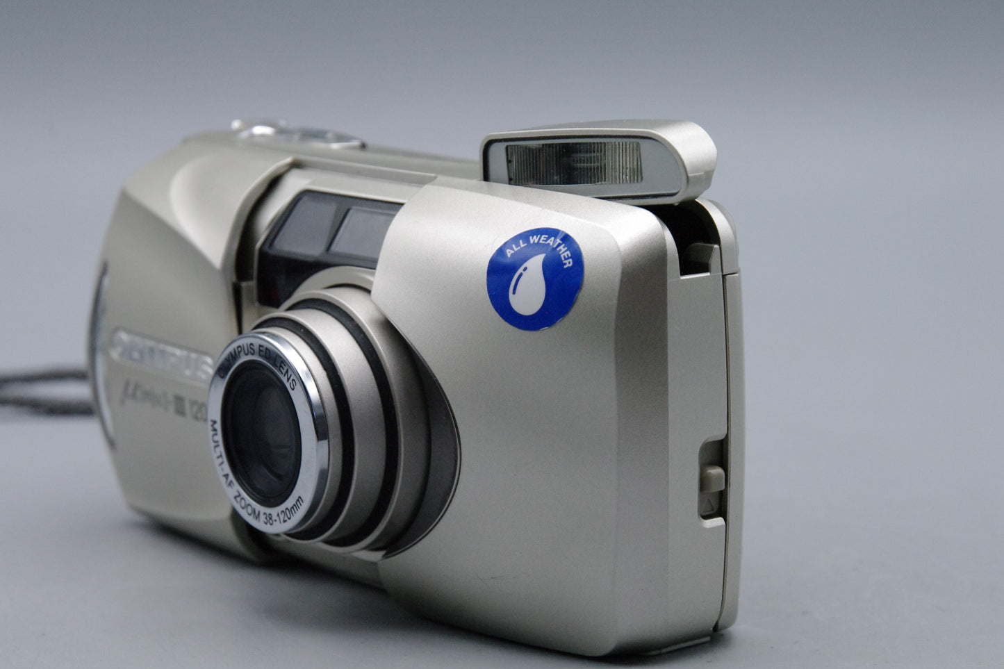 Olympus MJU III Zoom 120 35mm Film Camera – Compact All Weather - VGC
