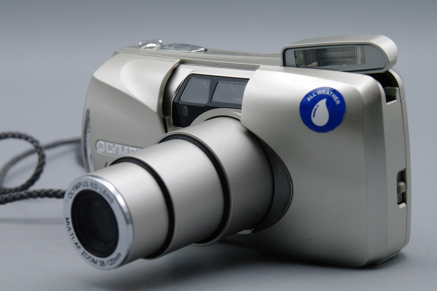 Olympus MJU III Zoom 120 35mm Film Camera – Compact All Weather - VGC