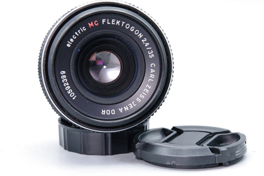 Carl Zeiss Jena MC Flektogon 35mm f/2.4 Electric M42 Lens – Serviced – Excellent