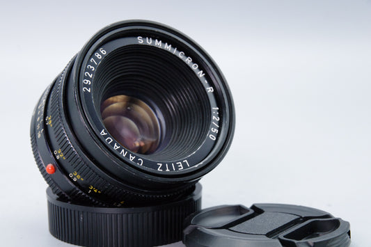 Leitz Canada Summicron-R 50mm f/2 Lens – Leica R Mount – 3rd Cam - Serviced