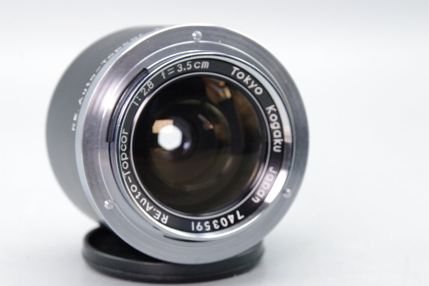Topcon RE Auto‑Topcor 3.5cm f/2.8 Lens – Serviced – Excellent Condition  with hood