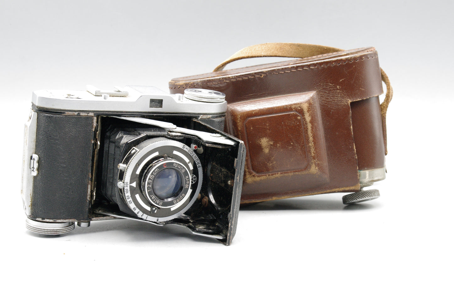 Balda Baldinette Camera Baltar 50mm f/2.9 – Very Good Condition with Case