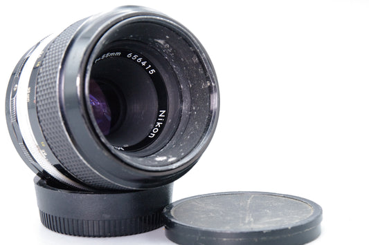 Nikon Micro‑Nikkor 55mm f/3.5 Non‑AI Macro Lens – Serviced – VGC