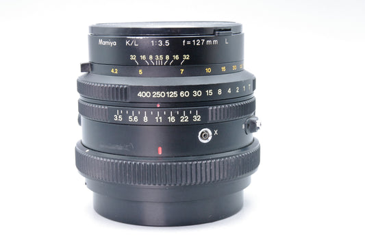 Mamiya 127mm f/3.5 K/L Lens – RB/RZ Mount – Haze