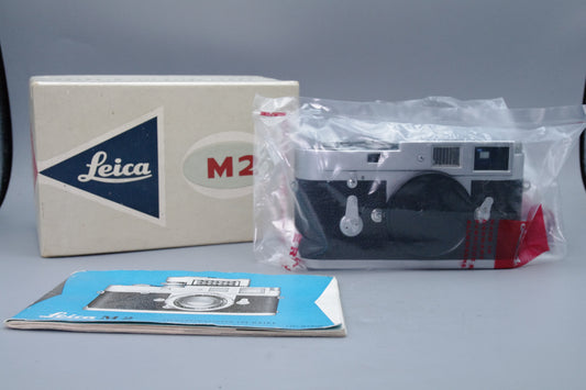 Leica M2 Rangefinder Body – 1962 – Matching Serial Box & Instructions – VGC