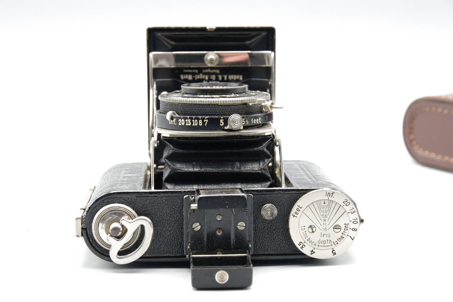 Nagel Vollenda 127 Folding Camera Tessar 5cm f2.8 Lens & Case  Vintage German