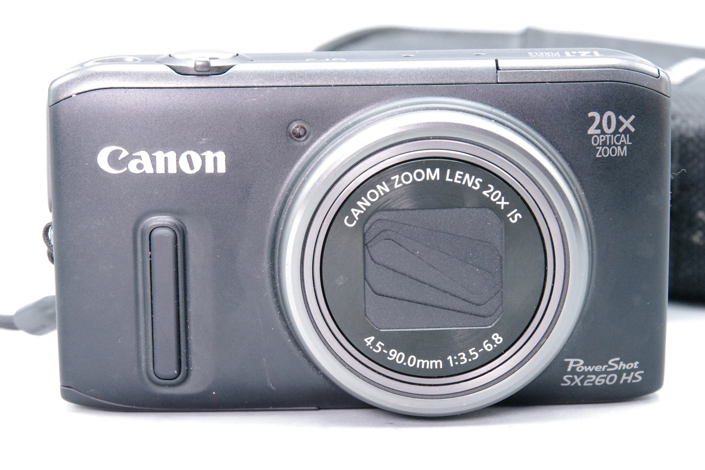 Canon PowerShot SX260 HS – 20× Zoom Compact – GPS – Black – Excellent – With Case
