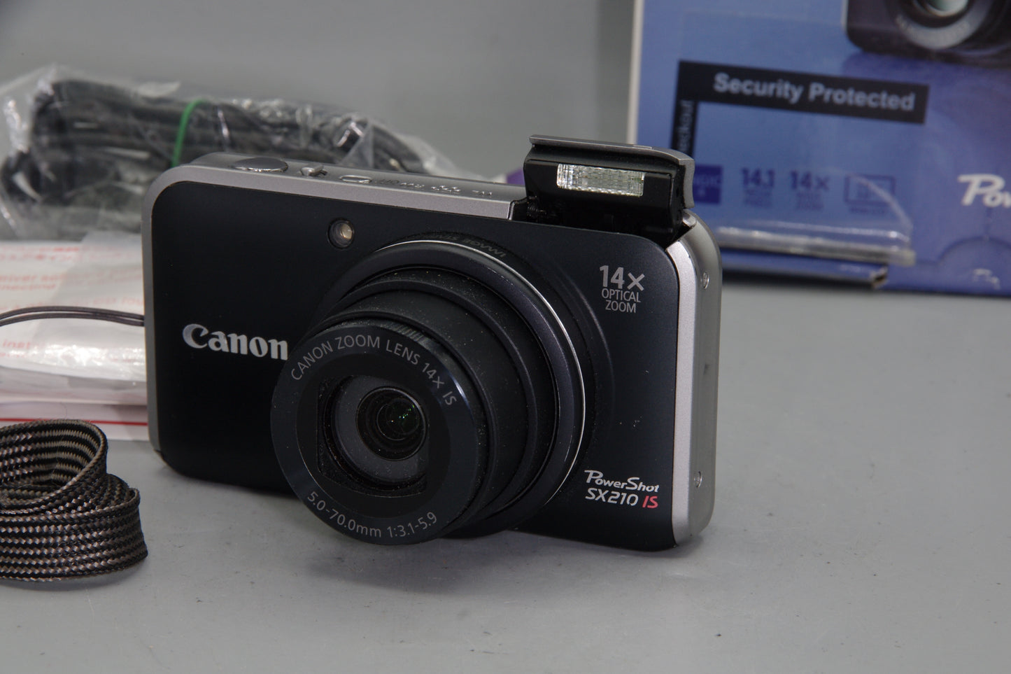 Canon PowerShot SX210 IS 14MP Compact Camera 14x Zoom HD - Boxed