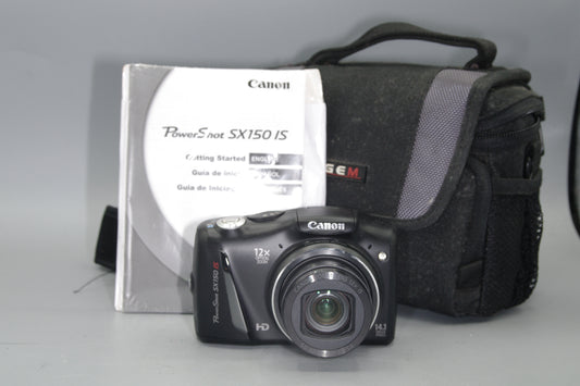 Canon PowerShot SX150IS 14.1MP 12X Opt Zoom Digital Camera