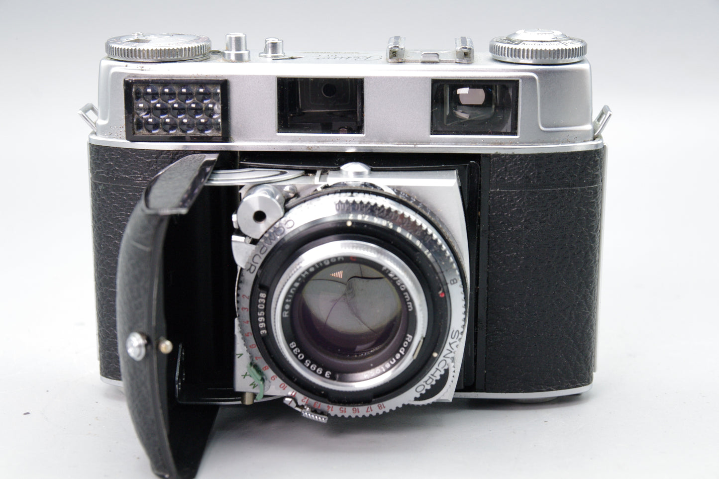 Kodak Retina IIIC (Big C) Folding Rangefinder with Heligon 50mm f/2 Lens