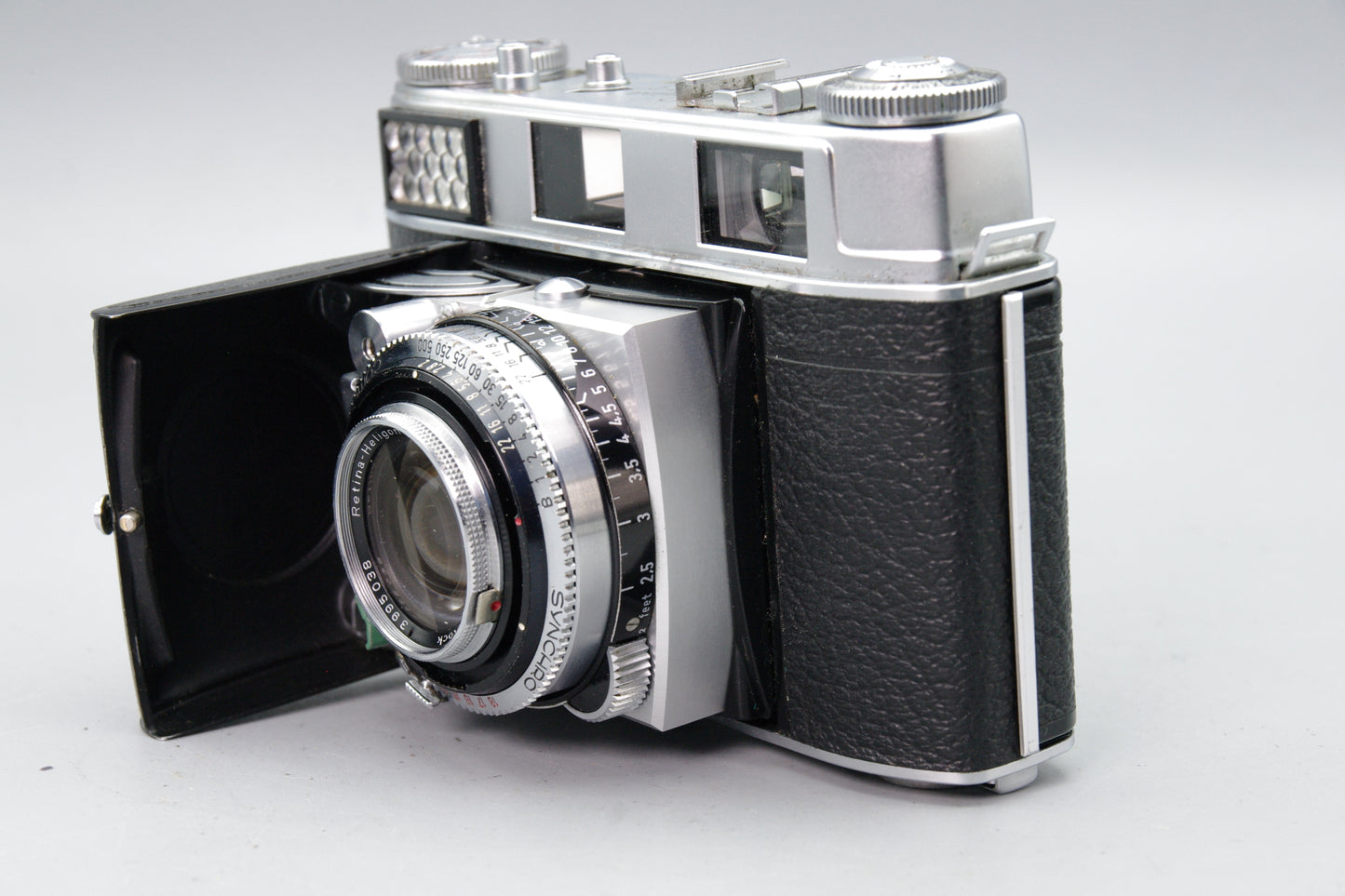 Kodak Retina IIIC (Big C) Folding Rangefinder with Heligon 50mm f/2 Lens