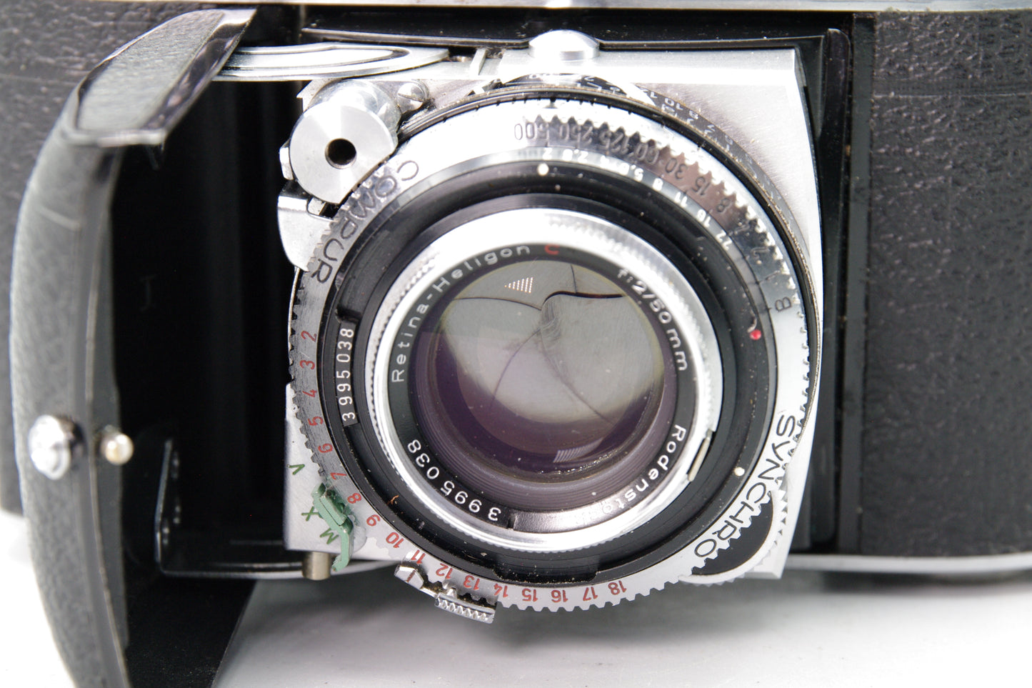 Kodak Retina IIIC (Big C) Folding Rangefinder with Heligon 50mm f/2 Lens