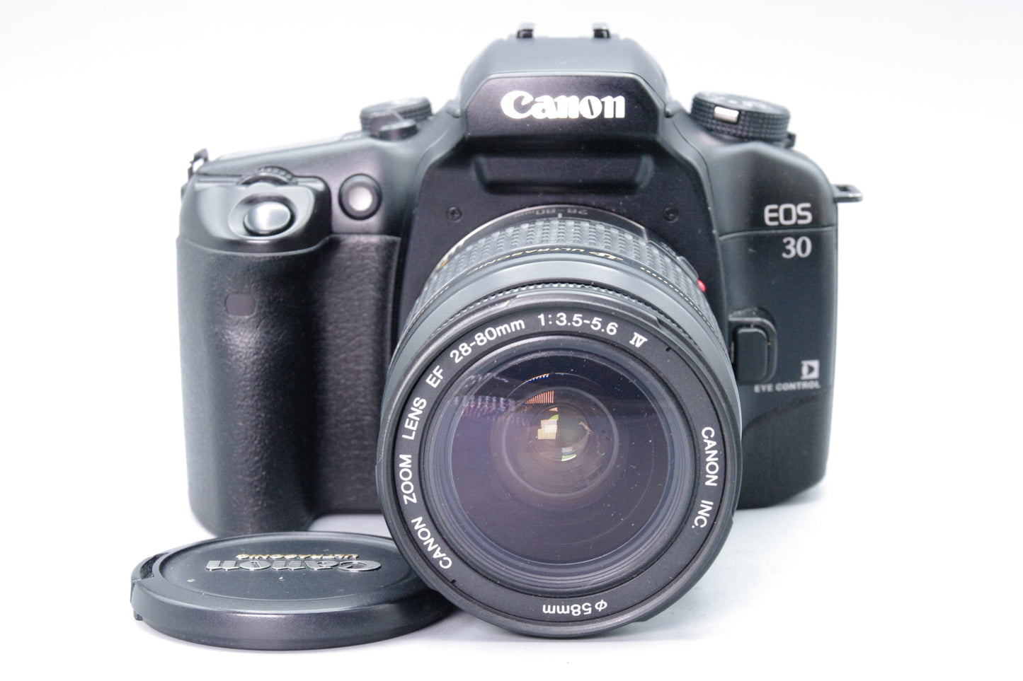 Canon EOS 30 35mm Film SLR Camera + EF 28–80mm IV Lens – Excellent Condition