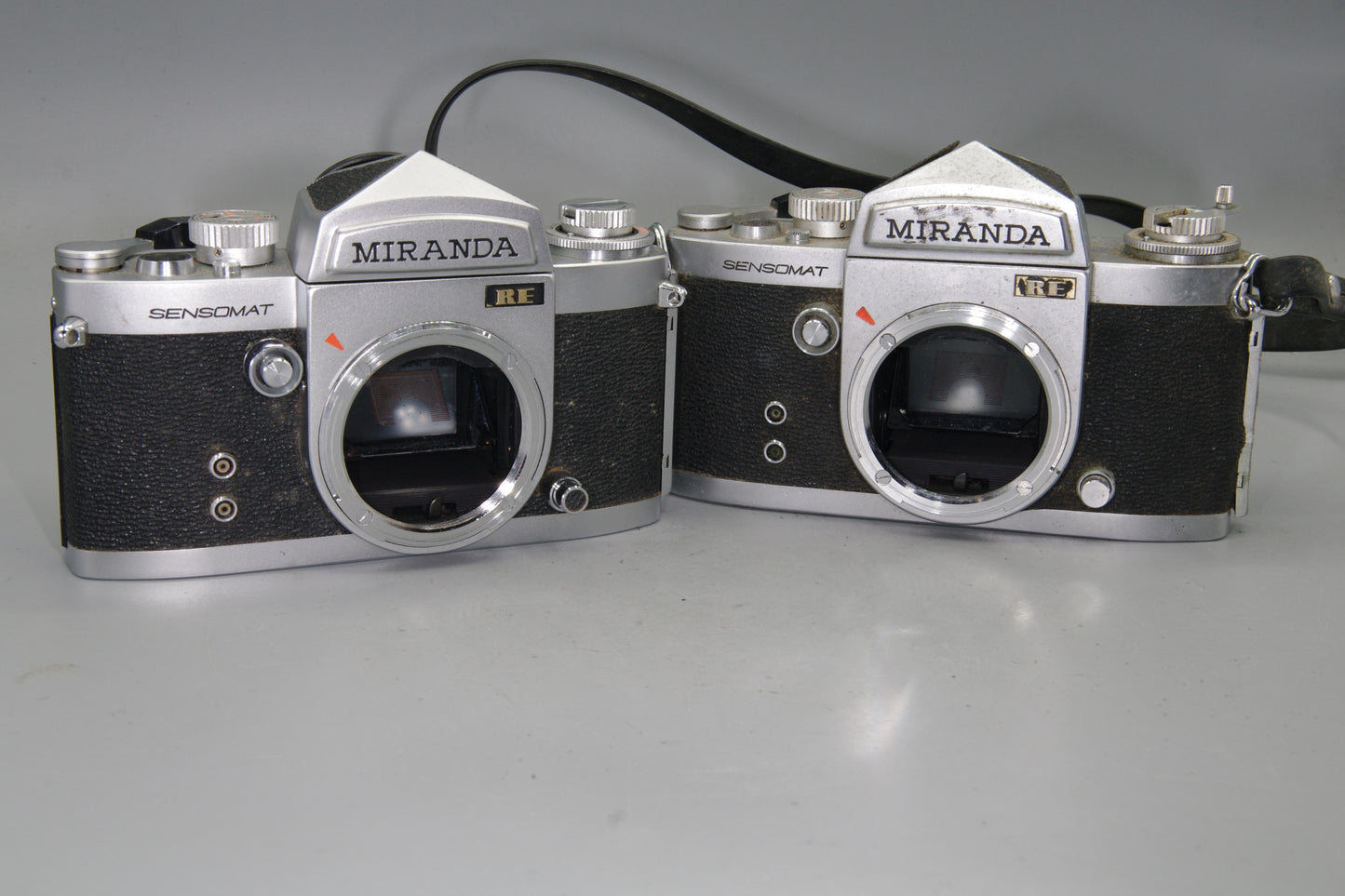 Pair of Miranda Sensomat RE 35mm SLRs - Attention Required