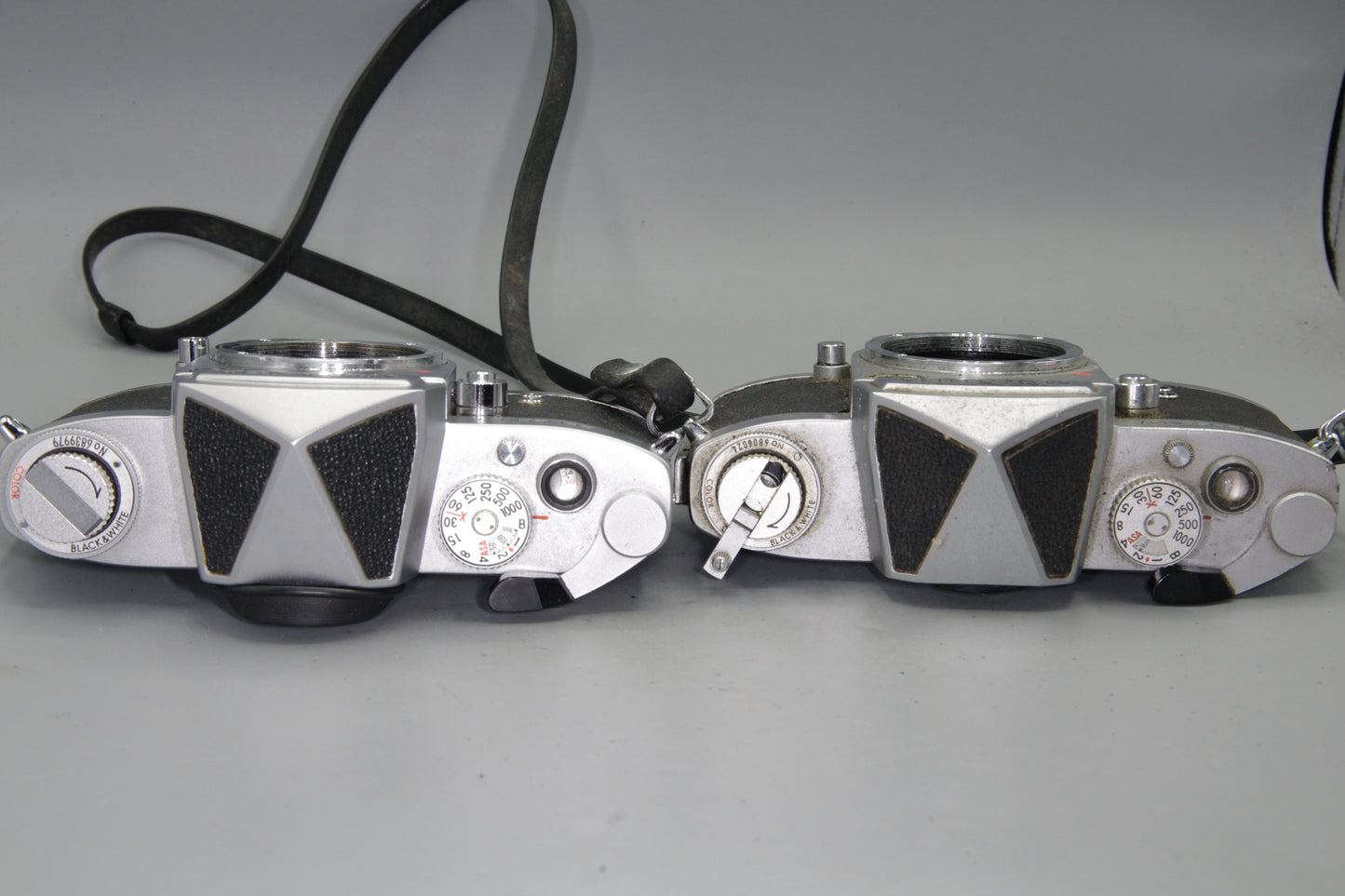 Pair of Miranda Sensomat RE 35mm SLRs - Attention Required