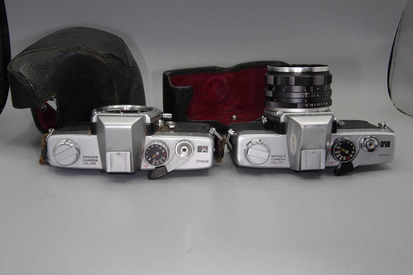 Minolta SR-T 101 35mm SLR + Rokkor 55mm F/1.8 lens and Spares Body