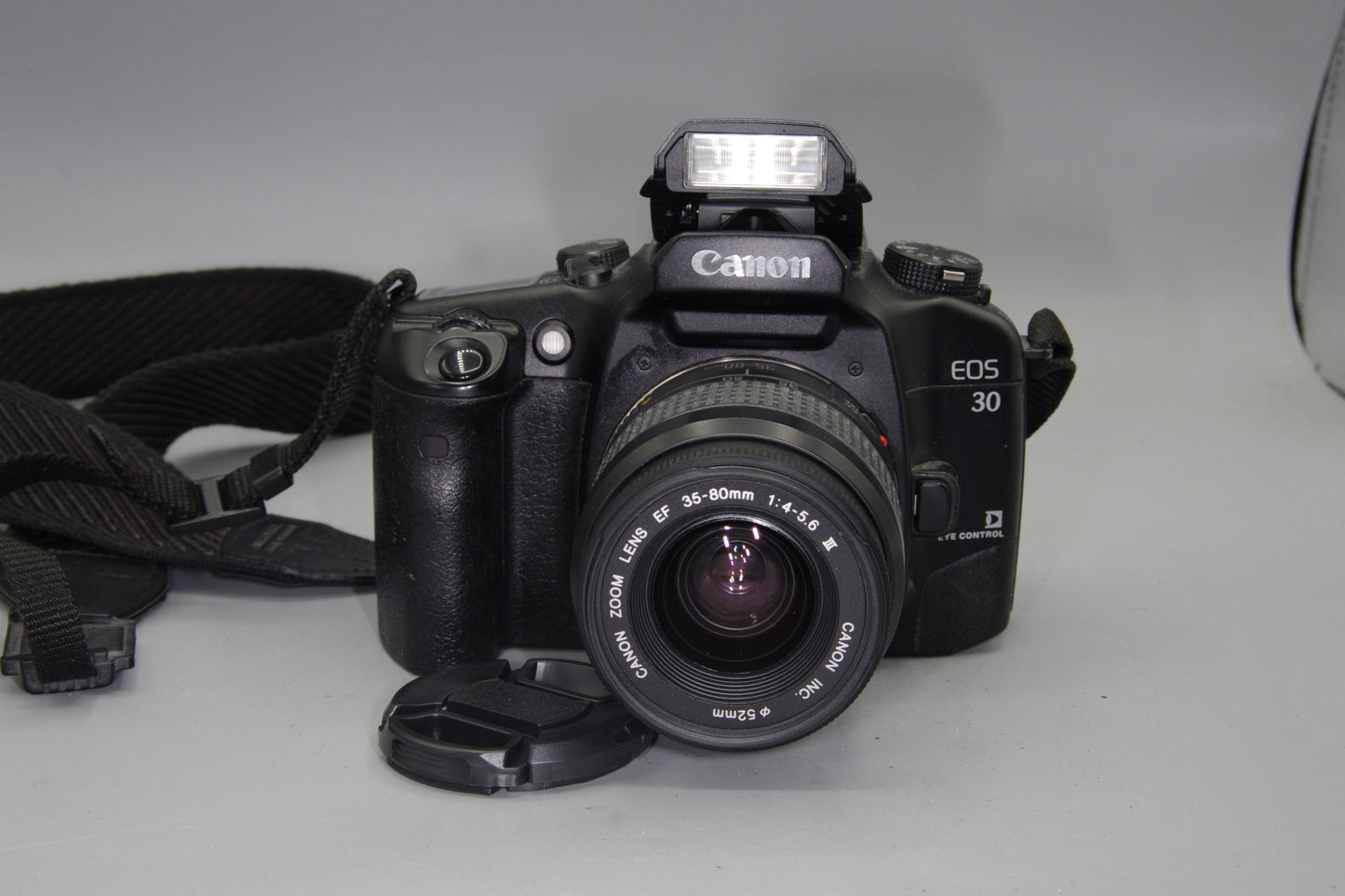 Canon EOS 30 35mm Film SLR + EF 35–80mm Lens – Eye Control – Tested & Working