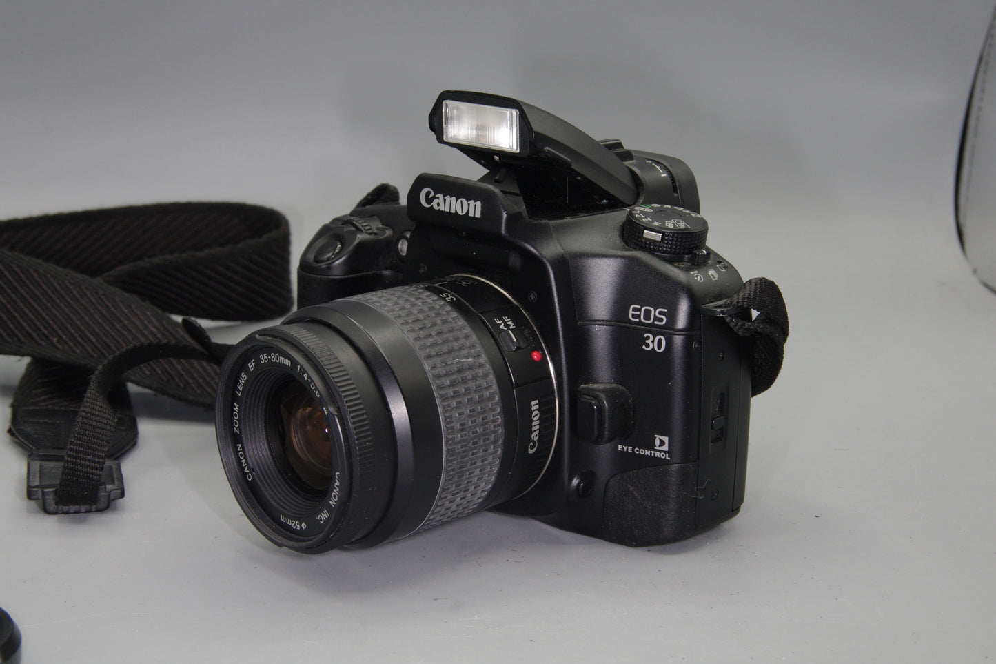 Canon EOS 30 35mm Film SLR + EF 35–80mm Lens – Eye Control – Tested & Working