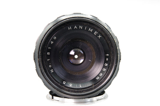 Hanimex 35mm f/3.5 Wide Angle Lens M42 Mount – Very Good Condition