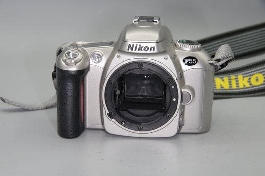 Nikon F55 35mm Film SLR Camera Body - Autofocus - Lightweight - Very Good