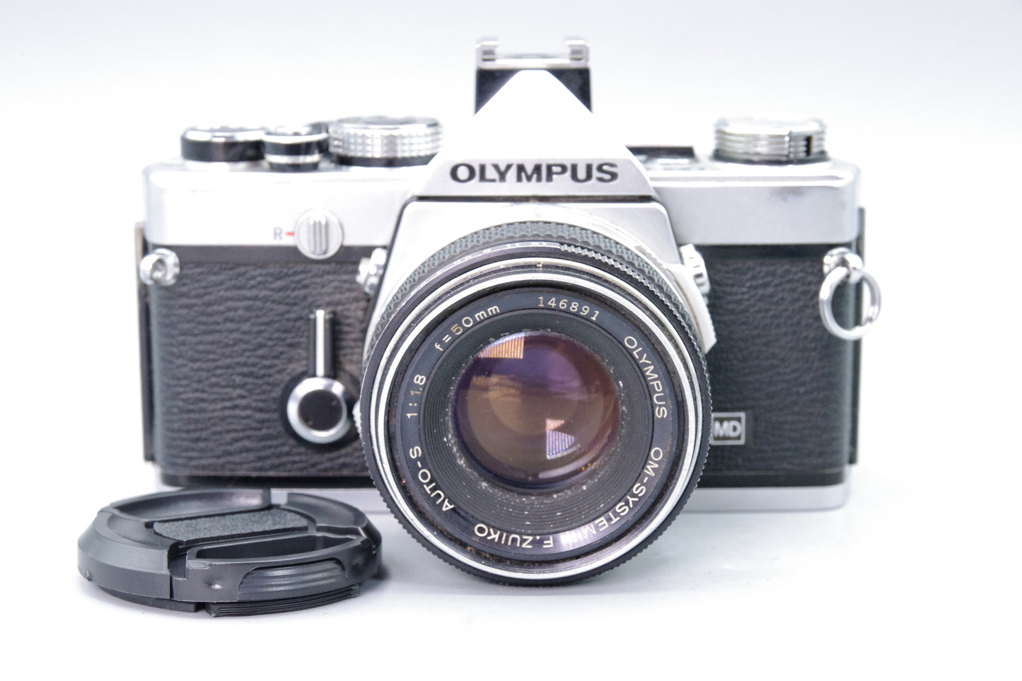 Olympus OM‑1N 35mm SLR Film Camera + Zuiko 50mm f/1.8 Lens – Tested VGC
