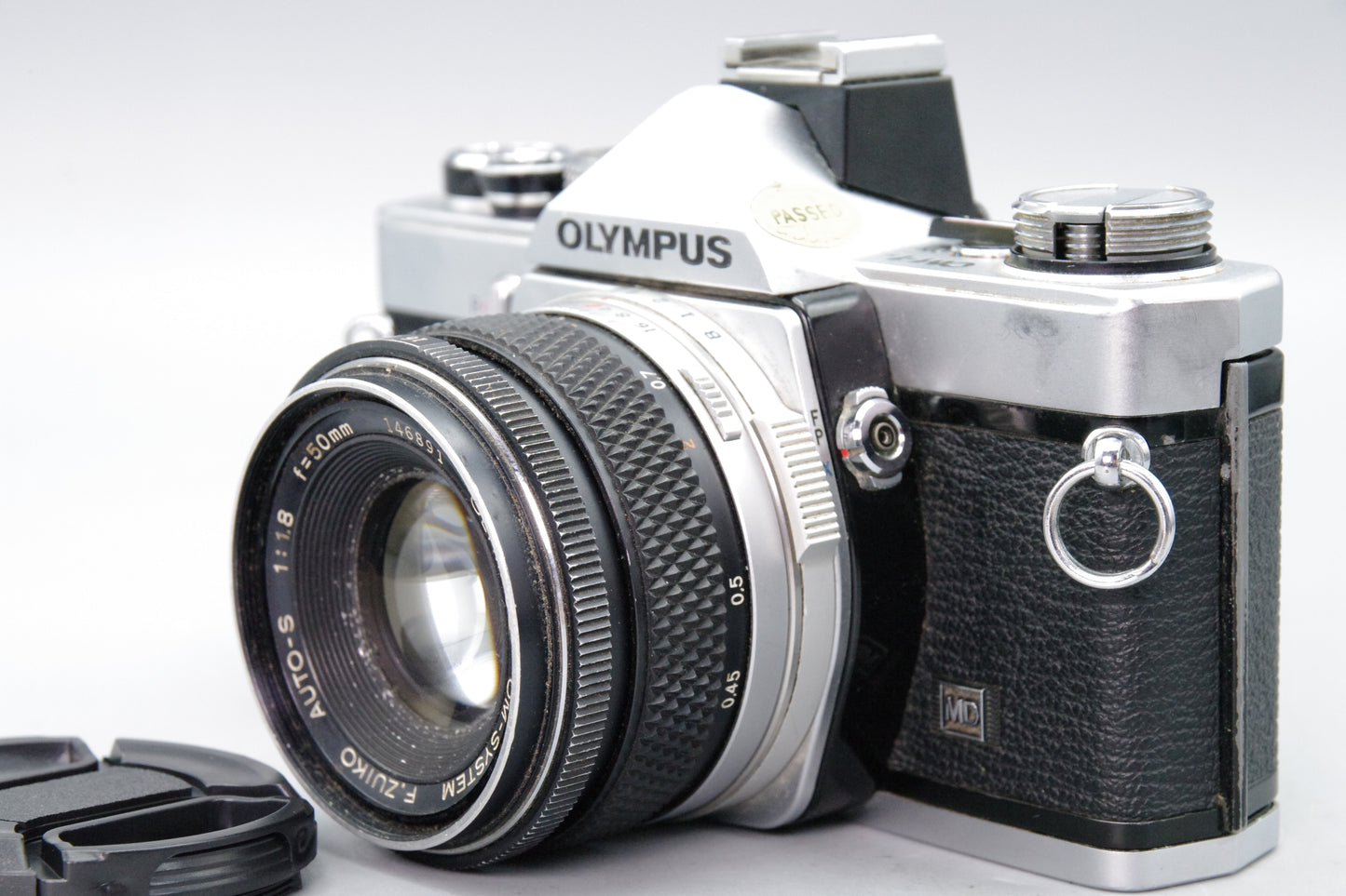 Olympus OM‑1N 35mm SLR Film Camera + Zuiko 50mm f/1.8 Lens – Tested VGC