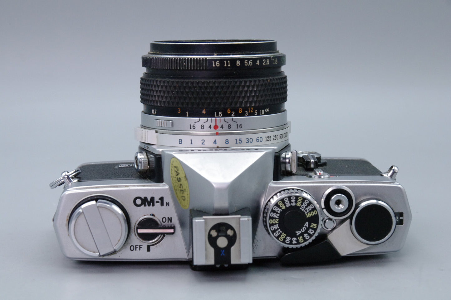 Olympus OM‑1N 35mm SLR Film Camera + Zuiko 50mm f/1.8 Lens – Tested VGC