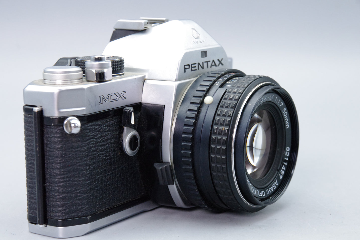 Pentax MX 35mm SLR Camera + SMC Pentax‑M 50mm f/1.7 Lens – Serviced – VGC