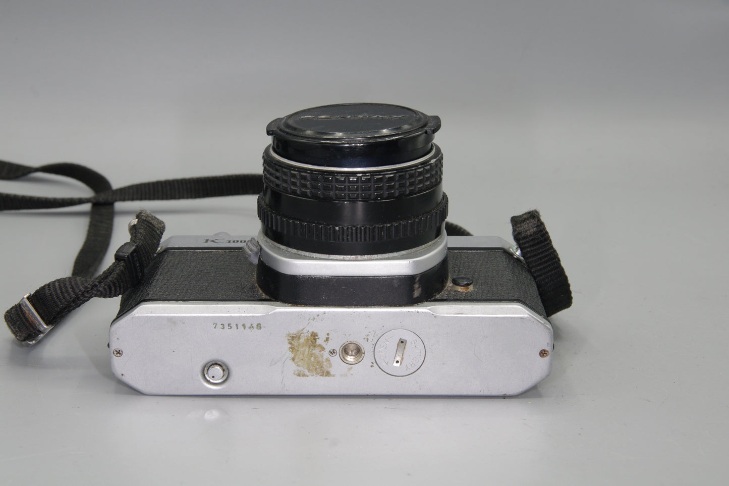 Pentax K1000 35mm SLR Camera with Pentax-M 50mm f/2 Lens Tested + Batteries