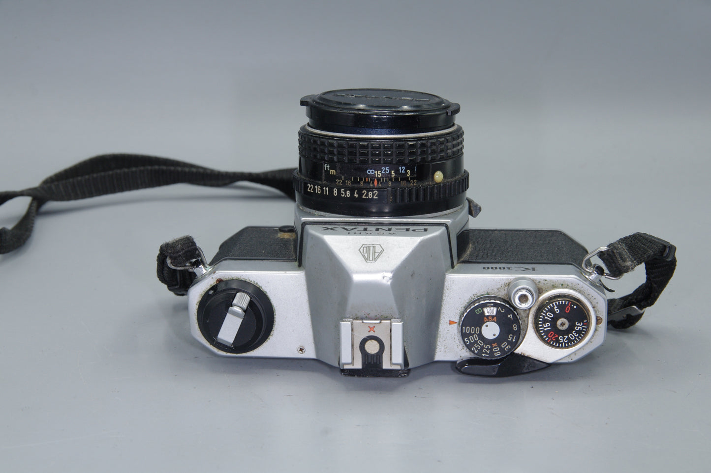 Pentax K1000 35mm SLR Camera with Pentax-M 50mm f/2 Lens Tested + Batteries