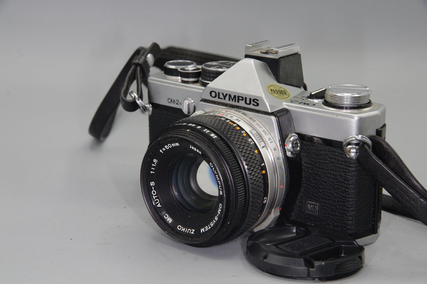 Olympus OM-2N 35mm SLR + Zuiko 50mm f/1.8 Lens – Tested & New Batteries