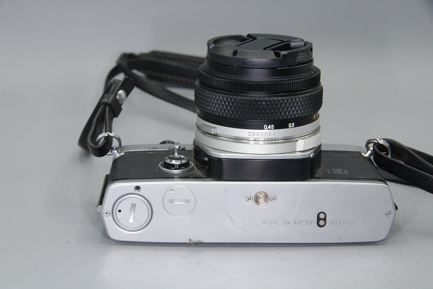 Olympus OM-2N 35mm SLR + Zuiko 50mm f/1.8 Lens – Tested & New Batteries