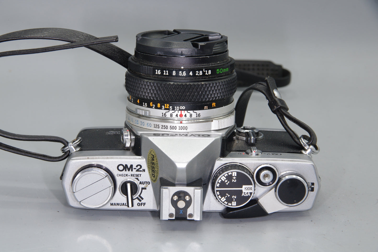 Olympus OM-2N 35mm SLR + Zuiko 50mm f/1.8 Lens – Tested & New Batteries