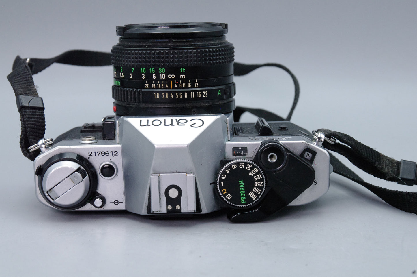 Canon AE-1 Program + FD 50mm f/1.8 Lens  Tested & Working - VGC