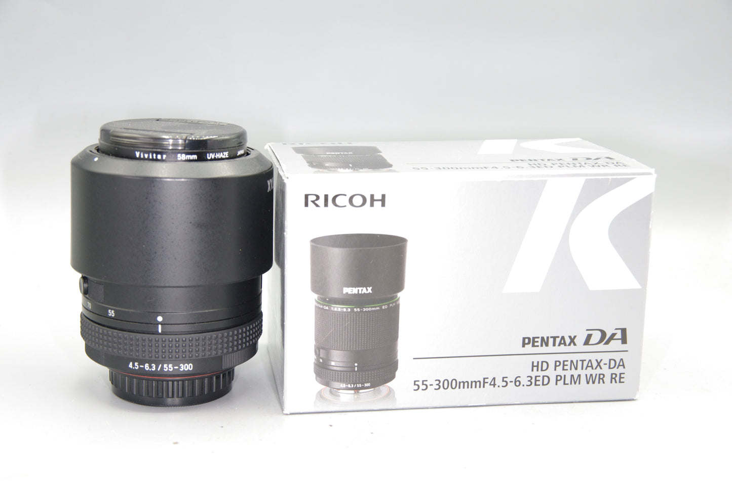 Pentax DA HD 55-300mm F/4.5-6.3ED PLM WR RE Mint Boxed Weather-Sealed