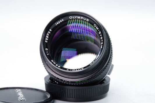 Olympus Zuiko Auto-T 85mm f/2 Portrait Lens – OM Mount - Excellent