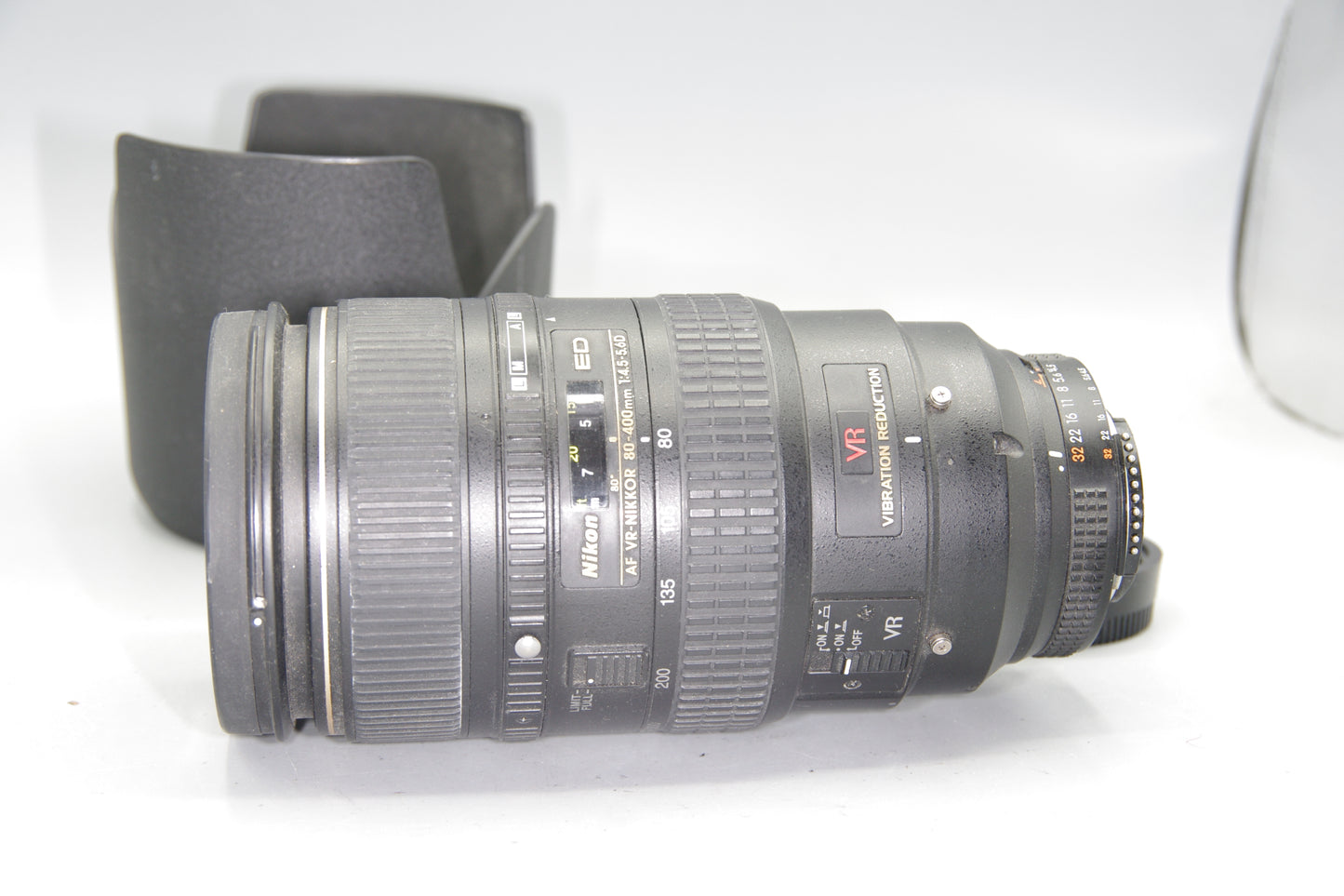 Nikon AF 80-400mm F4.5-5.6D VR Lens Very Good Telephoto Zoom for F-Mount