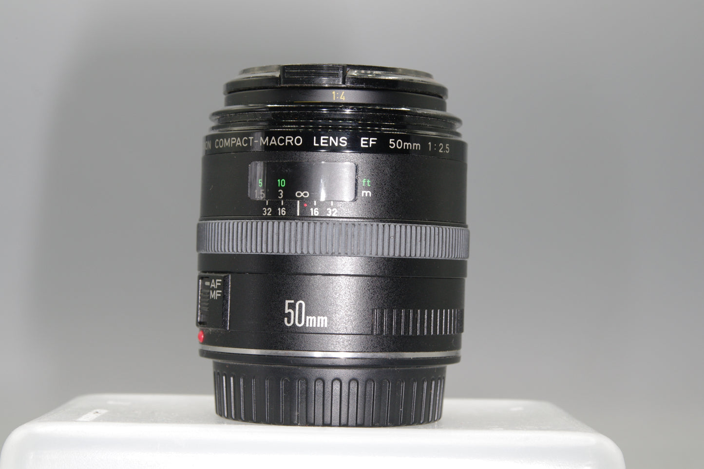 Canon EF 50mm f/2.5 Macro Lens EF Mount – Compact Macro Prime with Caps