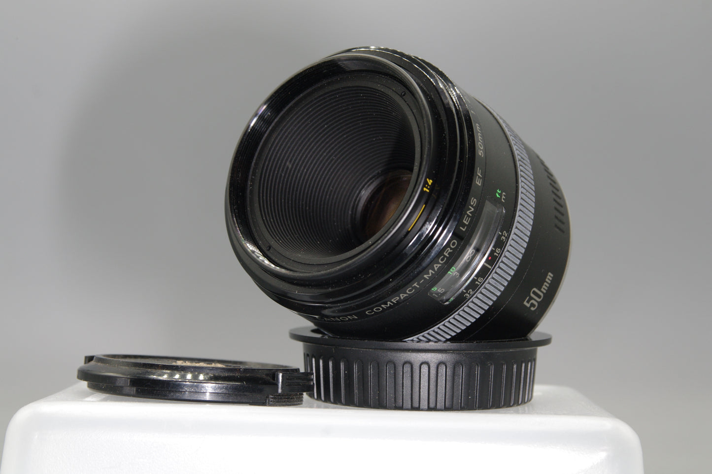 Canon EF 50mm f/2.5 Macro Lens EF Mount – Compact Macro Prime with Caps
