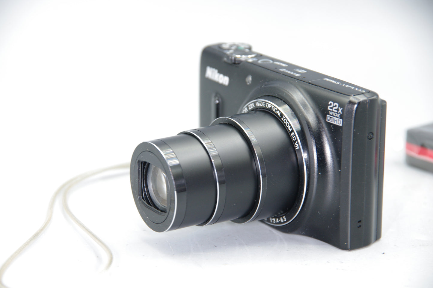 Nikon Coolpix S9600 Digital Camera with Charger Very Good 22x Zoom Wi-Fi