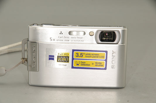 Sony Cybershot DSC-T200 Digital Camera – 8MP Touchscreen Compact with 5x Zoom