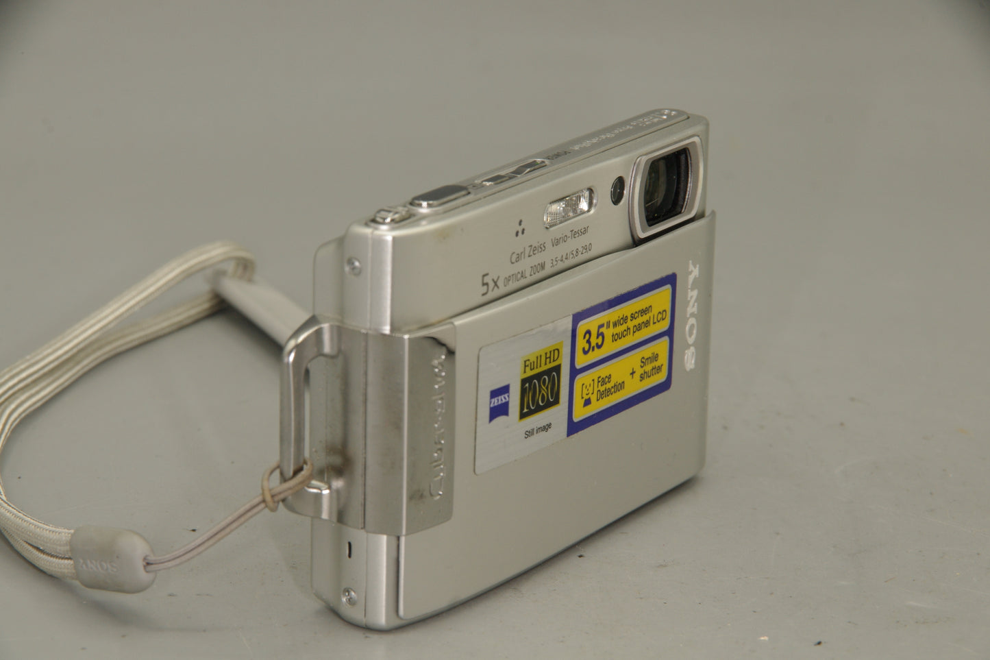 Sony Cybershot DSC-T200 Digital Camera – 8MP Touchscreen Compact with 5x Zoom